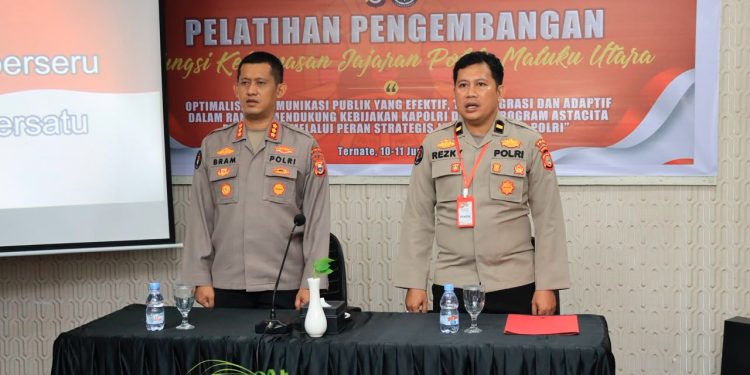 Polda Maluku Utara Gelar Pelatihan Kehumasan, Optimalisasi Komunikasi Publik Dukung Astacita Presiden